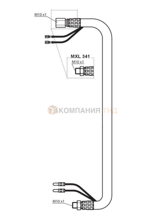 Коаксиальный кабель ESAB MXL 341