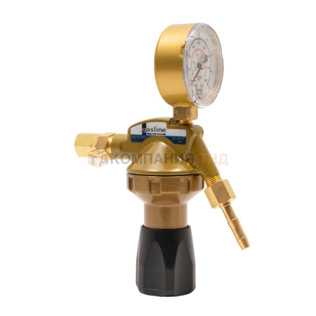 Редуктор сетевой GCE Dinline Кислород; -/10 бар; вх. G3/8", вых. G1/4"