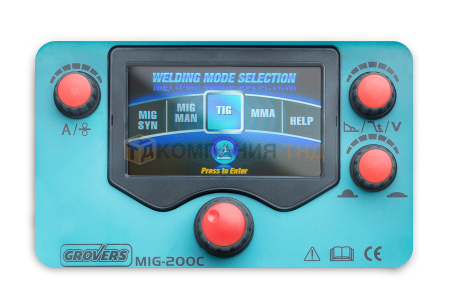 Полуавтомат GROVERS MIG 200 C с горелкой TIG