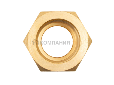 Гайка накидная GCE W21.8x1/14" LH (Латунь) (5 шт.)