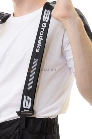 Подтяжки BRODEKS КМ108 черный (KM108BLACK)