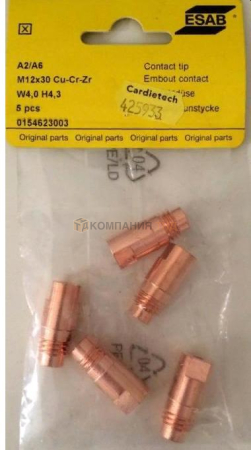 Наконечник контактный ESAB M12 А2 Singl, ф 4,0 мм