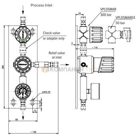 Точка доступа GCE Druva PSLH из нержавеющей стали