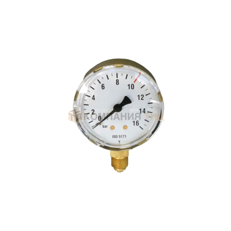 Манометр для инертных газов GCE 0-10/16 бар, диам. 63 мм (9415090)