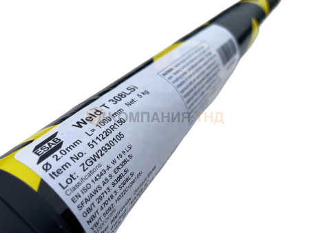 Присадочные прутки ESAB Weld T 308LSi для высоколегированных коррозионностойких сталей Прутки присадочные ESAB Weld T 308LSi