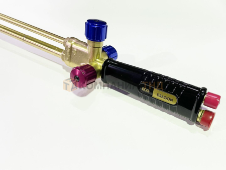 Резак ацетиленовый GCE P8 - Драгон (вентильный до 300 мм) L=550 мм, угол наклона головки 90 град, нар №1/ вн №1,2,3,4,5,6