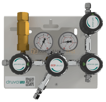 Рампа ручная одноплечевая GCE Druva MPLH0XS из хромированной латуни