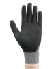 Перчатки рабочие с полимерным покрытием BRODEKS G-22 Серый/Черный (8) (G-22-8)