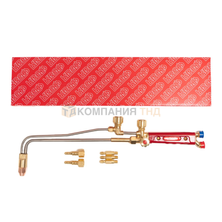 Резак ацетиленовый KRASS Р1А-100 (вентильный до 100 мм) L=480 мм нар №1/ вн №1,2,3,4