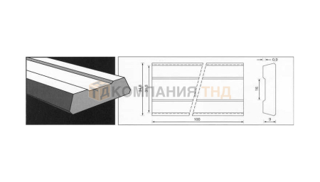 Керамические подкладки ESAB PZ 1500/33 Grey,Loose,Rectang