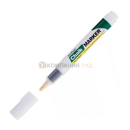 Маркер меловой MunHwa Black Board Marker белый, 3мм, водная основа, BM-05 (260039)