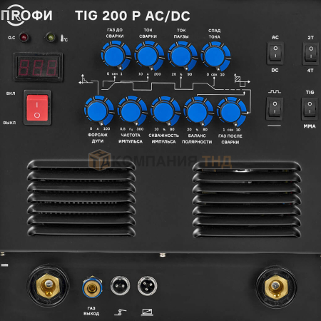 Сварочный аппарат ПТК ПРОФИ TIG 200 P AC/DC