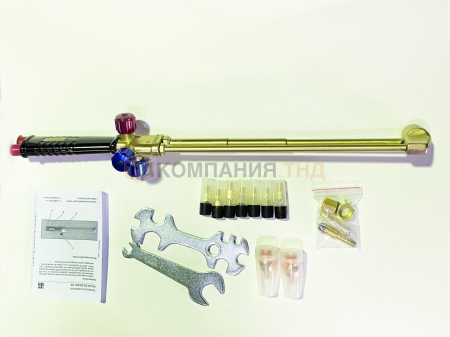 Резак ацетиленовый GCE P8 - Драгон (вентильный до 300 мм) L=550 мм, угол наклона головки 90 град, нар №1/ вн №1,2,3,4,5,6