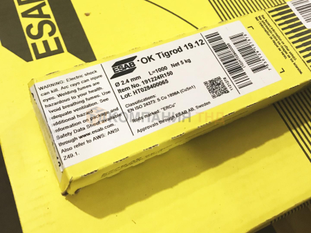 Присадочные прутки ESAB OK Tigrod 19.12 для сварки меди и медных сплавов Прутки присадочные ESAB OK Tigrod 19.12