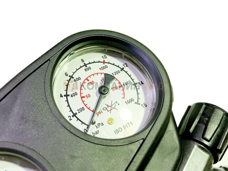 Редуктор водородный GCE ProControl HYDROGEN - Водород- 200/10 бар, вх. W 21,8x1/14" LH; вых. G 3/8" LH; 100 м3/ч