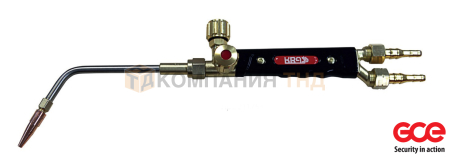 Горелка ацетиленовая KRASS Г2С-123 (с универсальным ниппелем 6/9) нак.№ 1, 2, 3