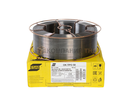 Сварочная проволока ESAB ОК ПРО 50 (ER70S-6, SG-2) Проволока сварочная ESAB ОК ПРО 50