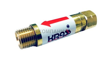 Затвор предохранительный ЗП-Г-10 (пропан, ацетилен) выход редуктора М16х1,5/М16х1,5 Затвор предохранительный KRASS ЗП-Г-10 (пропан, ацетилен) выход редуктора М16х1,5/М16х1,5