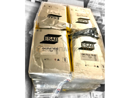 Сварочный флюс ESAB OK FLUX 10.62 для сварки  особо ответственных изделий из конструкционных углеродистых, низко- и легированных, теплоустойчивых и высокопрочных сталей Флюс сварочный ESAB OK FLUX 10.62