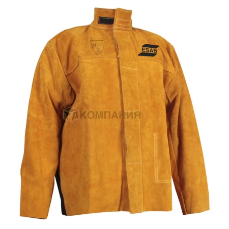 Куртка сварщика ESAB Proban/Leather Front Welding Jacket, размер L (0700010272)
