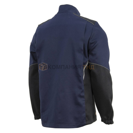 Куртка сварщика BRODEKS FS28-01, 1 класс, т.синий/черный 