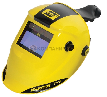 Маска сварочная WARRIOR Tech Yellow Жёлтая for air для блока подачи воздуха (0700000406)