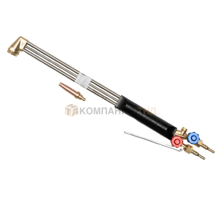 Резак трехтрубный комбинированный KRASS 535-Р (рычажный до 300 мм) L=535 мм, угол наклона головки 90 град +мундштук PNM #2 Резак трехтрубный комбинированный KRASS 535-Р (рычажный до 300 мм) L=535 мм, угол наклона головки 90 град +мундштук PNM #2