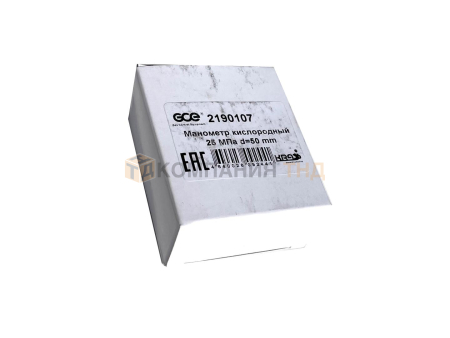 Манометр KRASS Кислородный 25,0 МПа, диам. 50 мм