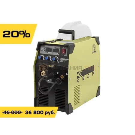 Сварочный аппарат КЕДР MIG-200GW без кожуха (220В, 40–200А) (8005653)