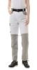 Брюки рабочие женские BRODEKS KS328, белый/серый