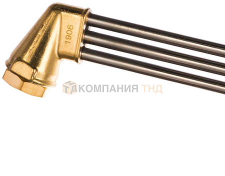 Резак трехтрубный комбинированный KRASS 1000-Р (рычажный до 300 мм) L=1000 мм, угол наклона головки 75 град +мундштук PNM #2