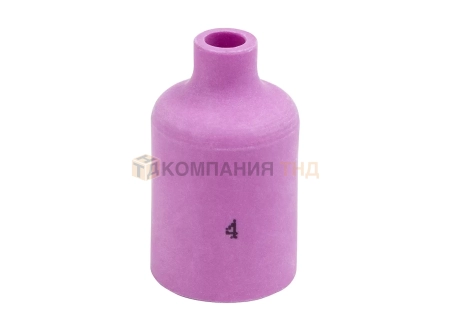 Сопло керамическое КЕДР TIG-17–18–26 PRO/EXPERT № 4 / Ø 6,5 мм газовая линза (8004436)