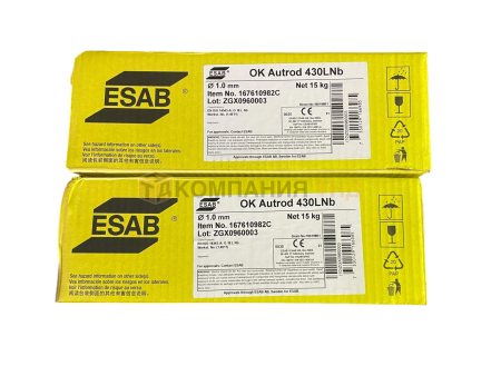 Сварочная проволока сплошного сечения ESAB OK Autrod 430LNb для полуавтоматической сварки Проволока сварочная ESAB OK Autrod 430LNb