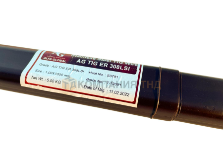 Прутки присадочные AG TIG ER 308LSi для аргонодуговой сварки Прутки присадочные AG TIG ER 308LSi