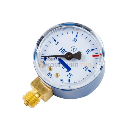 Манометр КЕДР ТМ2 Кислород, (0-25 МПа, кл.2,5, М12Х1,5) О2-У (1240004)