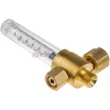 Ротаметр GCE Аргон/CO2 2.5 Бар, 0-32 л/мин вх. G3/8", вых. G3/8"+ниппель