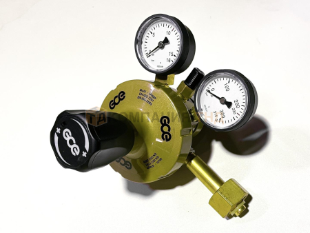 Редуктор двухступенчатый GCE S2+ N 200/10 bar вх. G3/4", вых. G3/8"  однокорпусный