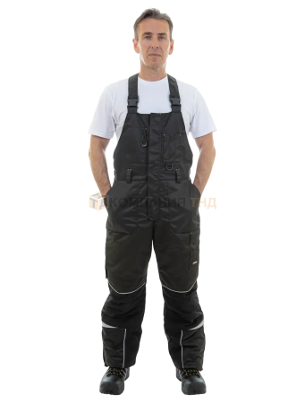 Полукомбинезон зимний BRODEKS KW403, черный