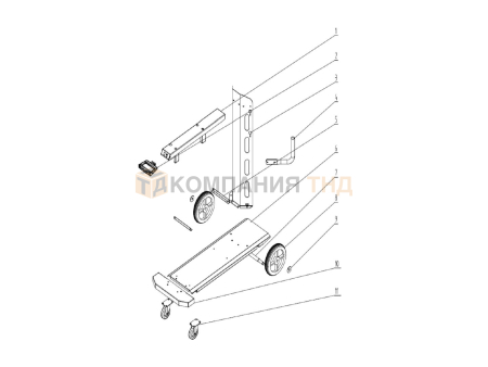 Тележка HUGONG SUPERWAVE 500U