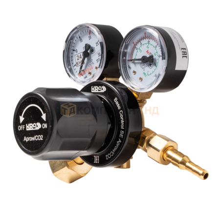 Регулятор для углекислоты и аргона GCE Base Control ARG AR/CO2 Регулятор для углекислоты и аргона KRASS Base Control SE FLOW AR/CO2