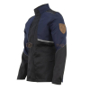 Куртка сварщика BRODEKS FS28-01, 1 класс, т.синий/черный 