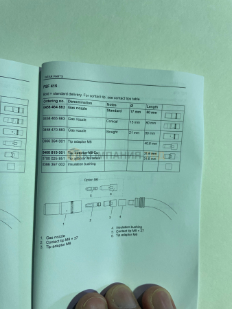 Сварочные горелки ESAB PSF 415 для полуавтоматической MIG/MAG сварки Горелки ESAB PSF 415