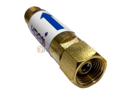 Затвор предохранительный KRASS ЗП-К-10 (кислород) выход редуктора М16х1,5/М16х1,5