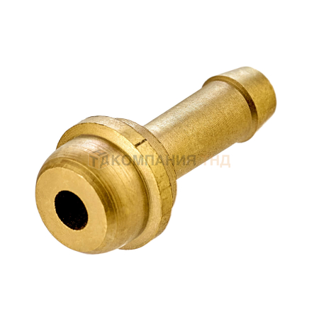 Ниппель ПТК ø6 под гайку М16х1,5, латунь