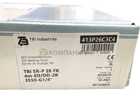 Горелка ESAB SR 26FX ED/DD-2K-3550-G1/4"