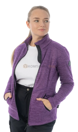 Толстовка флисовая женская BRODEKS KS244 cation, фиолетовый (L) (KS244CTPURPLEL)