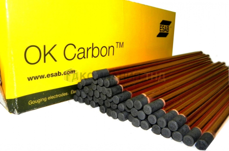 Электроды угольные ESAB ArcAir DC омеднённые (OK Carbon)