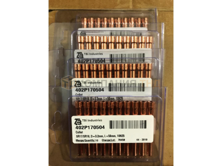 Цанга ESAB Collet, D=3.2мм, L=50мм, 10N25 Цанга ESAB Collet, D=3.2мм, L=50мм, 10N25