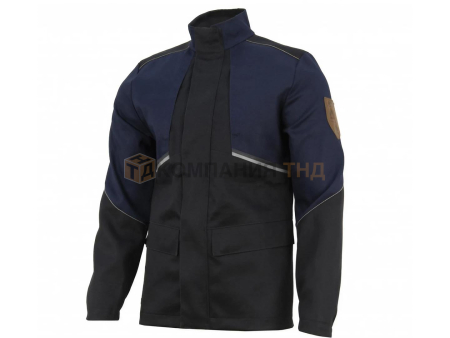 Куртка сварщика Brodex FS28-01, 1 класс, синий, размер 2XL (FS28-01BLUE-2XL)