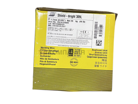 Порошковая проволока ESAB Shield-Bright 309L для сварки высоколегированных окалиностойких и жаропрочных сталей Проволока порошковая ESAB Shield-Bright 309L